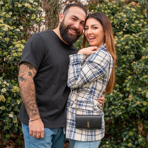 Zara Ecru & Blue Double Breasted Textured Weave Blazer Jacket - Picture 1 of 16